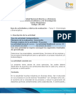 Guía de Actividades y Rúbrica de Evaluación - Tarea 3 - Enzimología y Bioenergética