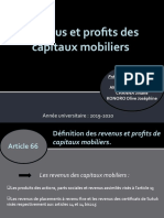 Revenus Et Profits Des Capitaux Mobiliers