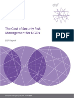 The Cost of Security Risk Management For Ngos: Eisf Report