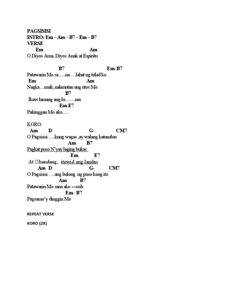 PAGSISISI | PDF