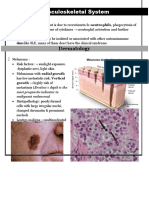 Musculoskeletal System Short Notes