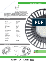 LED High Bay - 100W Light for Safety and 80% Energy Savings