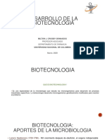 Desarrollo de La Biotecnologia I-2020