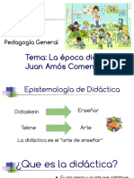 Tema - La Época Didáctica - Juan Amós Comenio