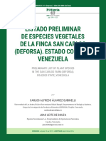 LISTADO PRELIMINAR DE ESOECIES VEGETALES DE LA FINCA SAN CALRLOS, COJEDES, VENEZUELA 2016.pdf