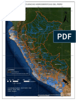 Mapa de Cuencas Hidrográficas Del Perú - .