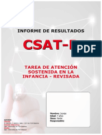 Informe CSAT