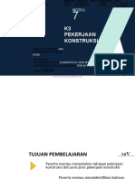 Modul 7 k3 Pekerjaan Konstruksi