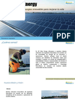 Soluciones de energía solar para proyectos y operaciones