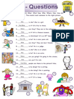 WH Questions Worksheet PDF