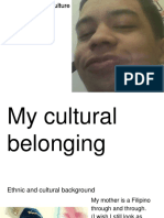 Personal Cultural Presentations