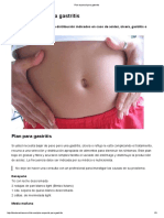 Plan Especial Dieta para Gastritis - DR