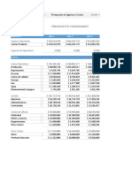 Presupuesto Financiero