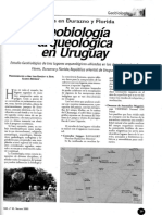 Geobiología arqueológica en Uruguay