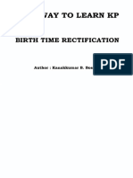 Easy Way To Learn KP Birth Time Rectification