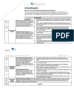 VCE Psychology: Sample Teaching Plan