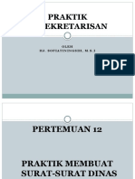 Modul 12 Praktik Membuat Surat-Surat Dinas