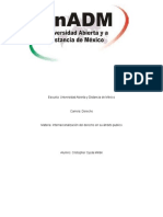 Escuela: Universidad Abierta y Distancia de México