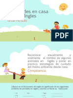 Actividades en Casa Área de Ingles PDF