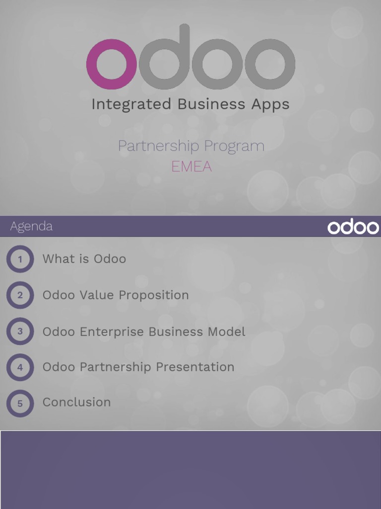 All You Need To Know About Odoo's Partnership | PDF | Enterprise ...