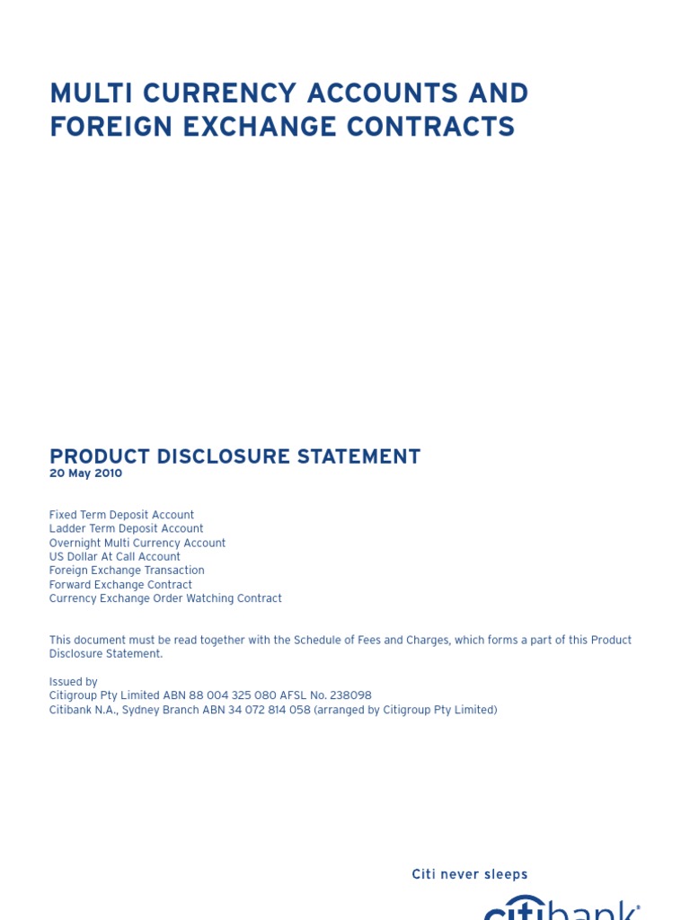 forex market citi pdf