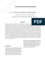 Pre-Informe Movimiento de un electrón en un campo eléctrico