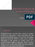 Flavor That Food! Exploring The Science of Marinades: Antonio Nestor C. Pasion Grade 8