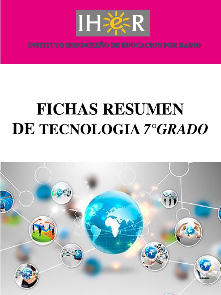 Ficha Tecnologia 7°grado | PDF | Tecnología de información y ...
