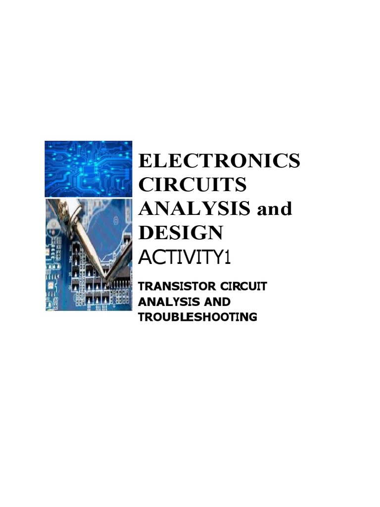 ELECTRONICS ACTIVITY 1 and ACTIVITY 2 | PDF | Amplifier | Bipolar ...