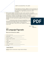 EL CIERVO, Lenguaje Figurado Simil o Comparación