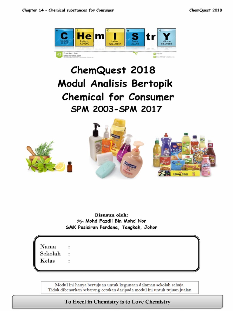 Chemical For Consumer