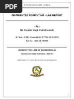 Distributed Computing - Lab Report: - :By:-Ms Poonam Singh Chandravanshi