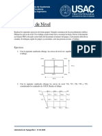 Hoja de Trabajo Curvas de Nivel PDF