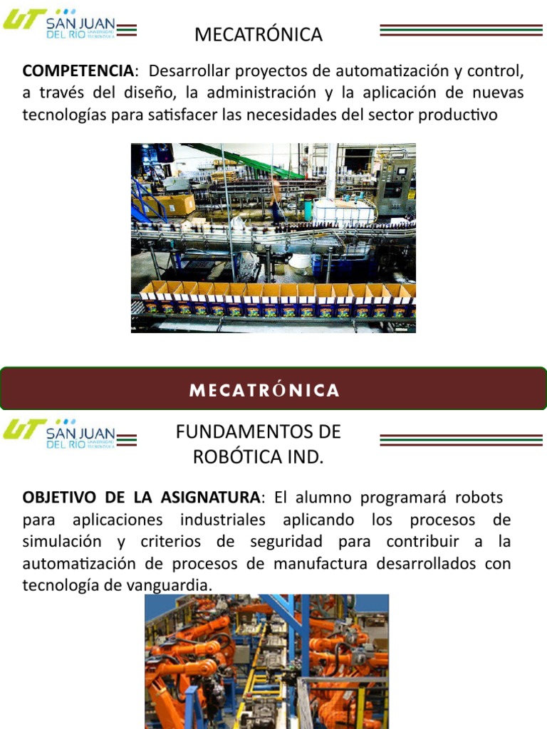 Morfología y Componentes de Robots Industriales | PDF | Robot | Robótica