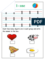 Count objects in groups from 1 to 10
