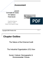 The External Assessment: Strategic Management: Concepts & Cases 10 Edition Fred David