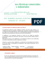 Instalaciones Eléctricas Comerciales e Industriales Tema Clasificación de Las Instalaciones Electricas