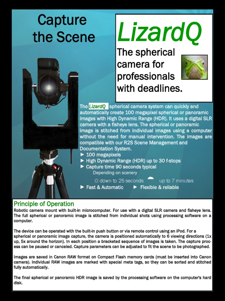 LizardQ 100MP HDR Spherical Camera System | PDF | High Dynamic Range ...