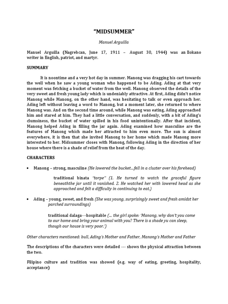 Midsummer Output | PDF