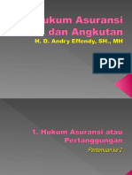 Materi Kuliah HKM Asuransi Dan Angkutan - 2nd Meet