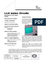 LCR Series Circuits: AC Theory