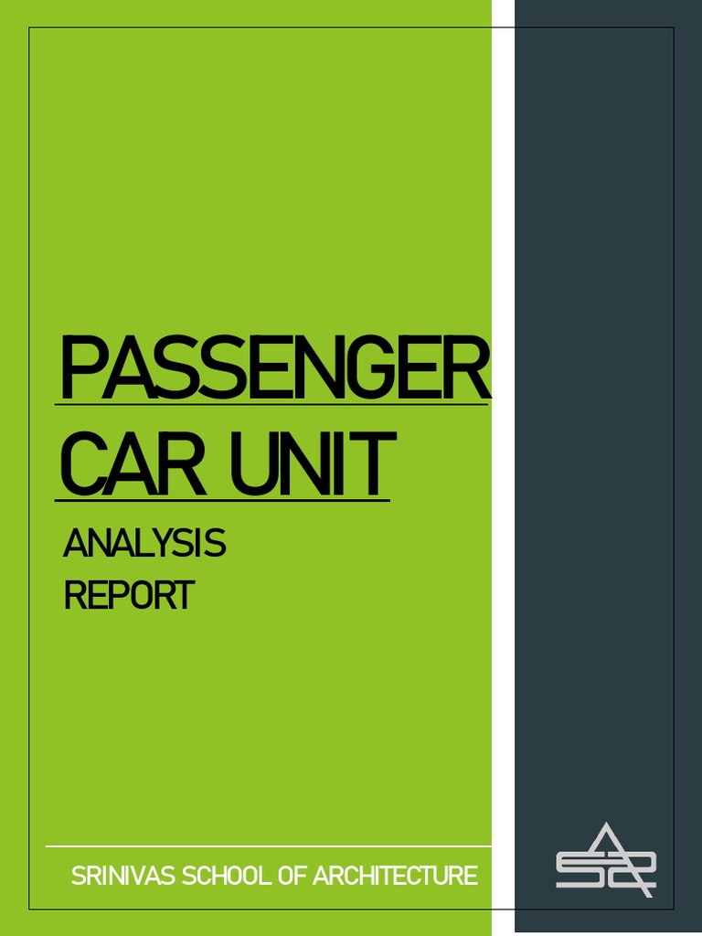 Passenger Car Unit Analysis Report | PDF | Traffic | Bus