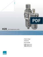 Air Treatment Units: Modern Design Modularity Easy Assembly HZE0: G1/4" HZE1: G3/8" HZE2: G1/2"