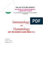 Immunology Hematology: (My Reviewer Guide Imse 311)