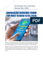 Top Onpassive Review Sites 2020