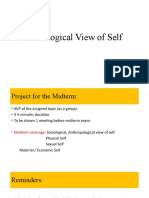 Sociological View of Self