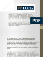 IIFL Holdings Limited (Formerly India Infoline Limited) IIFL and India Infoline, Is An Indian Diversified