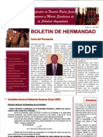 Boletín Oficial de La Cofradía Nuestro Padre Jesús Nazareno y M Stma. Soledad Angustiada 2006