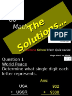 Quiz1 2008 Solutions