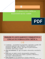 II LÍNEAS DE FORMACIÓN CRÍTICA REINVENTAR EL SABER. Y PLANEACION CRITICA..pdf